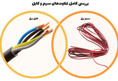 تفاوت اساسی بین سیم و کابل چیست؟