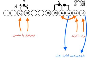 نحوه سیم کشی ترموستات