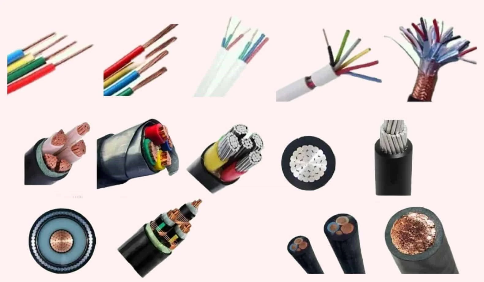 معرفی کامل علائم اختصاری روی سیم و کابل های برق
